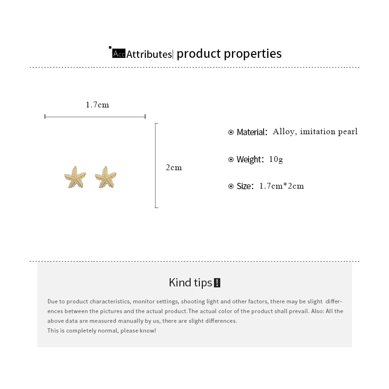 New Starfish Imitation Pearl Dangle Earrings for Women Temperament Exquisite Design Earring Charm Party Gift Fashion Jewelry New image 6