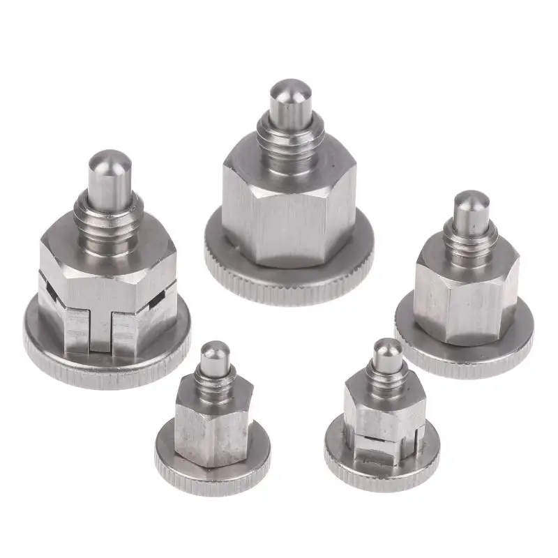 Stainless Steel Indexing Plunger M6 M8 M10 Durable Spring Loaded Positioning Pin for Industrial Furniture Assembly