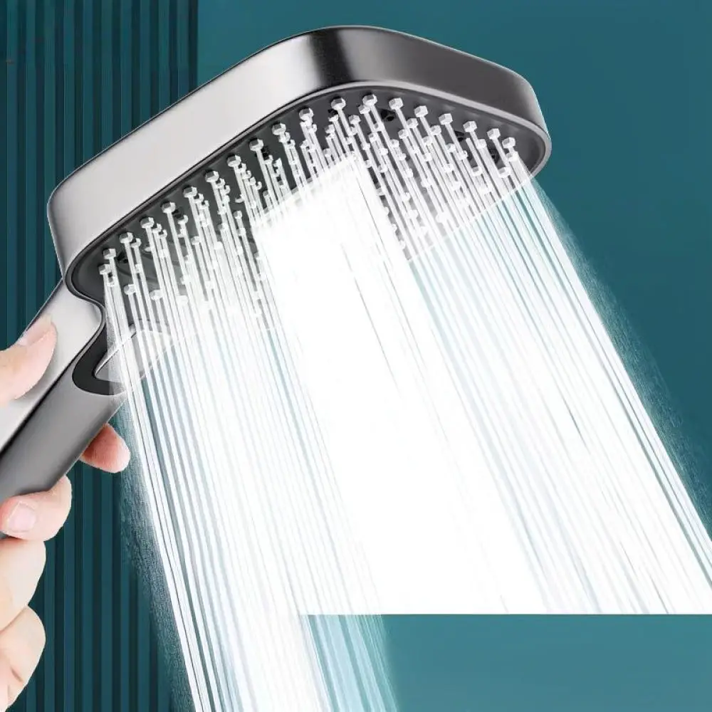 Powerful Rain Shower Head Handheld Sprayer Bathroom Water Saving Nozzle Kit With Extension Hose And Mount