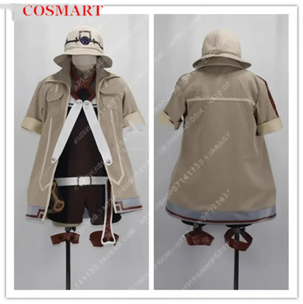 COSMART MADE IN ABYSS Riko Cosplay Costume Jumpsuit+Coat+Hat+Belt Halloween Party Outfit For Women Men New