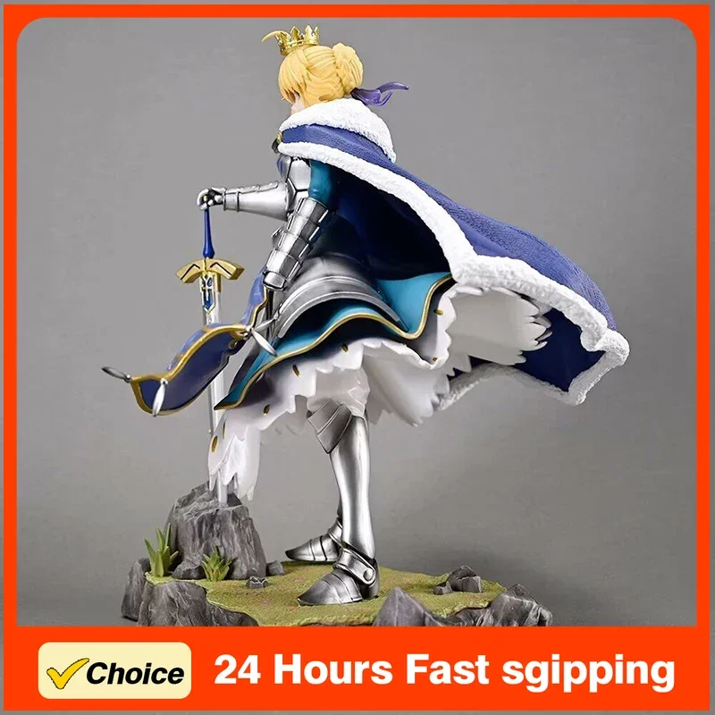 Fate Grand Order Altria Pendragon Saber Alter Rider 27cm Anime Figure Model Doll Jeanne D Arc Action Figurine Collectible Toy view 3