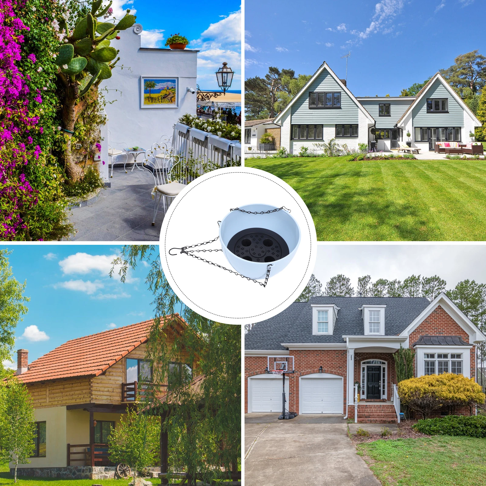 

Самополивный плантатор для использования в помещении и на открытом воздухе, подвесные горшки для растений, настенные контейнеры для посадки сада, автоматический полив