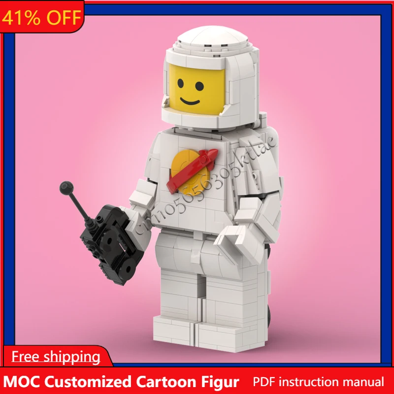 

644PCS Space Movie Series MOC 1:1 Classic Space Man Figure Model DIY Creative Ideas Child Toys Assembly Puzzle Birthday Gifts