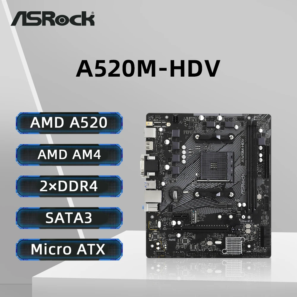 ASRock A520M-HDV R4.0 Motherboard: Real-World Performance, Compatibility, and Value for Budget AMD Builds