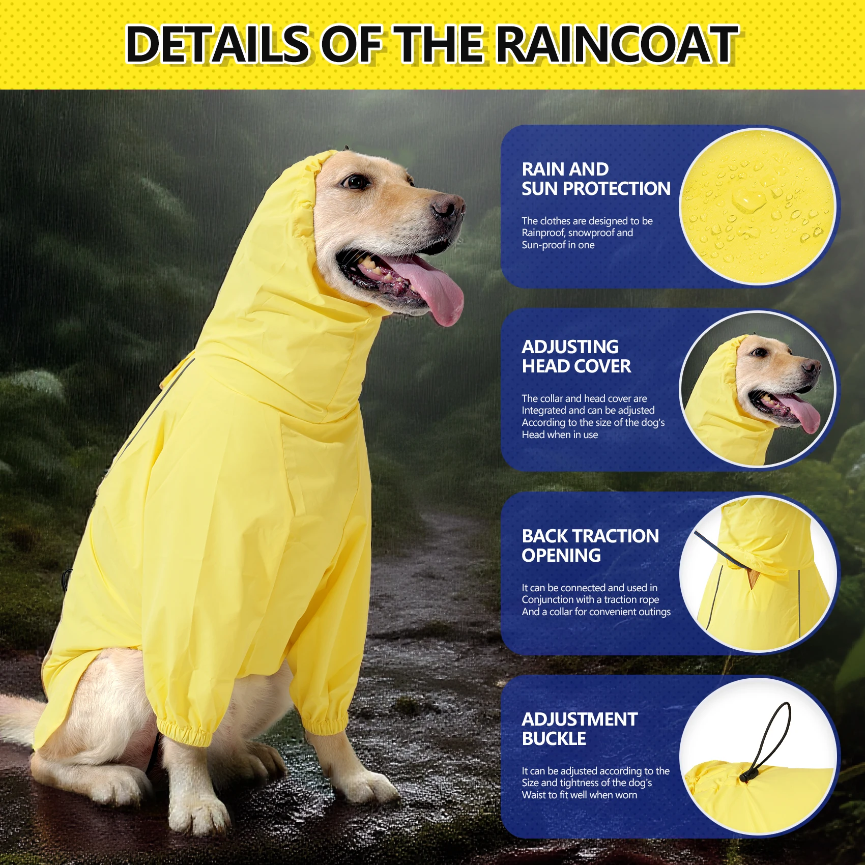 Wasserdichter Hunde-Regenmante – Dog Raincoat Bewertung und Preis