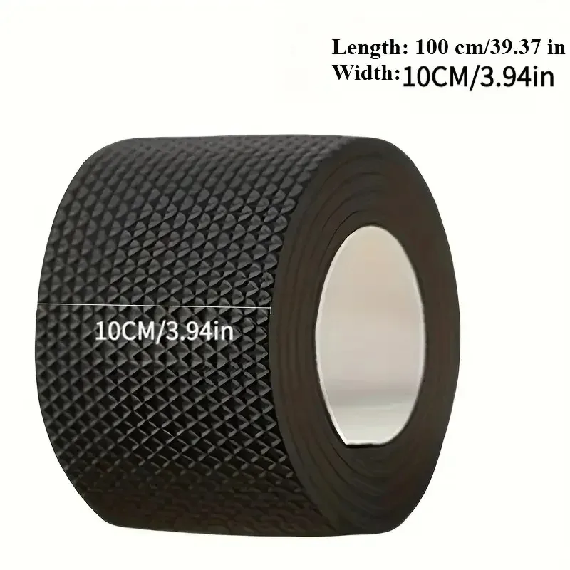 

Shoe Sole Grips, 1 Roll Anti-Slip & Wear-Resistant Pads for Heels & Sneakers. Noise-Free, Textured Black Surface