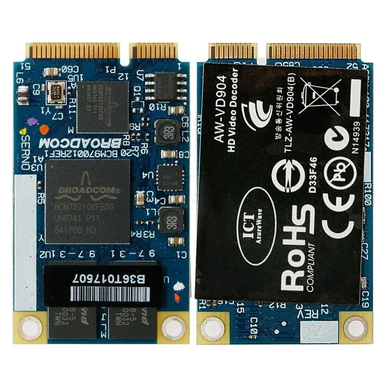 652F BCM970012 BCM70012 High Performance for HD Video AW-VD904 Mini PCIE Card