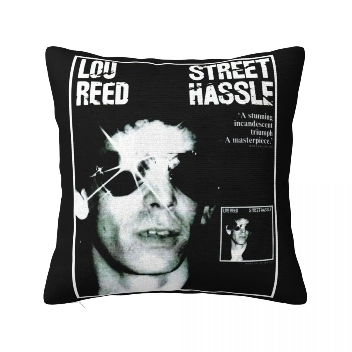 Lou Reed Velvet Underground Street Hassle Top Music Fashion Kawaii Casual Fitness Hot Spring Pillow Case