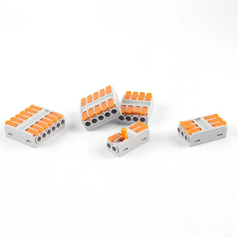 5/10PCS Quick Wire Connector 226 series Docking Cable Conectors Fast Universal Wiring Compact Conductors Push-in Terminal Block