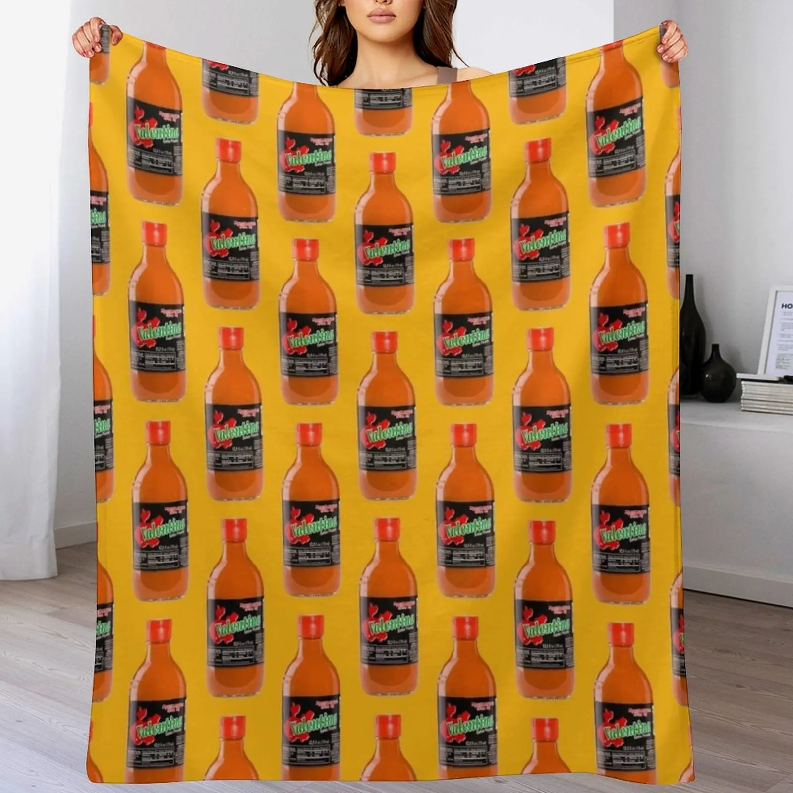 Mexican Hot Sauce Salsa Picante Throw Blanket Stuffeds For Decorative Sofa cosplay anime Softest Blankets