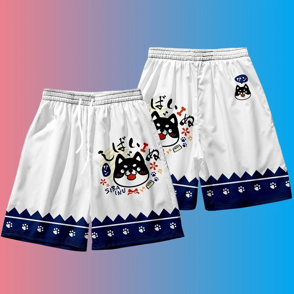 

MOTO-3D милые мужские и женские модные летние шорты с мультяшным принтом, уличная одежда