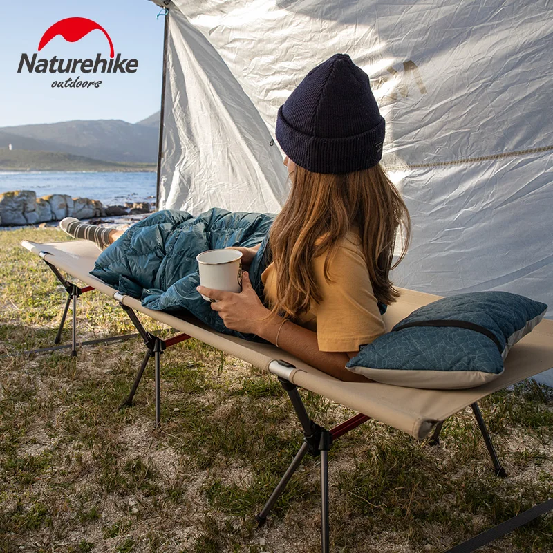Naturehike Outdoor Folding Bed High-Low Bed Camping Ultralight Portable Camp Bed  Camping Equipment Travel Cot NH19JJ006