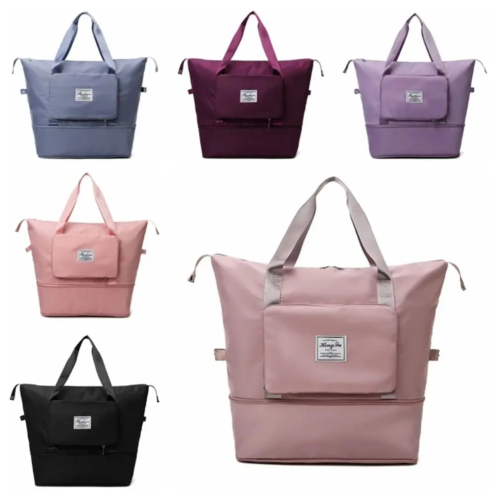 Oxford Carry On Travel Bag Foldable Scalable Storage Handbag Waterproof Large Capacity Sports Fitness Bags Gym Yoga