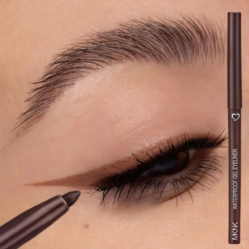 1 PC สีน้ําตาลเรียบกันน้ําอายไลเนอร์เจลดินสอนุ่มสวมใส่ง่าย Pigment Matte คอนซีลเลอร์ปากกา Lasting Eyes แต่งหน้าความงาม