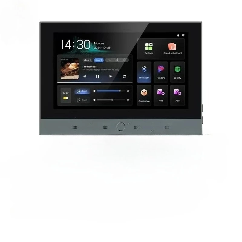 Touch Screen Remote Control Wireless WiFi Wall Flush Mount Home Theater System Smart Home Audio Background Music System