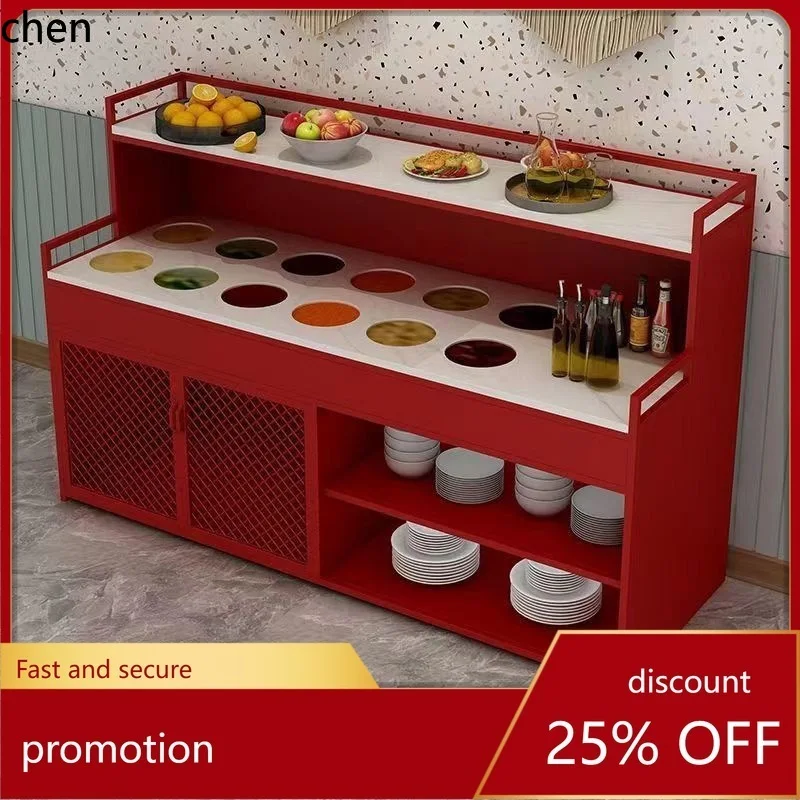 HT Seasoning Table Buffet Table Barbecue Sauce Table Dipping  Commercial Restaurant Condiment