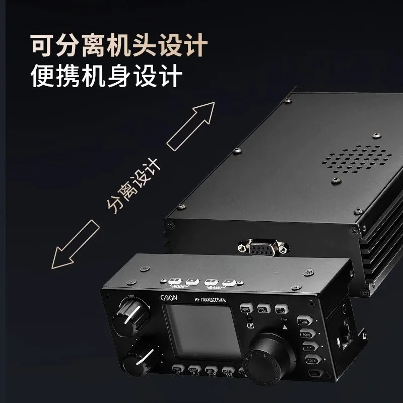 For G90N SDR Portable backpack 10W shortwave radio with built-in antenna panel separation G90S