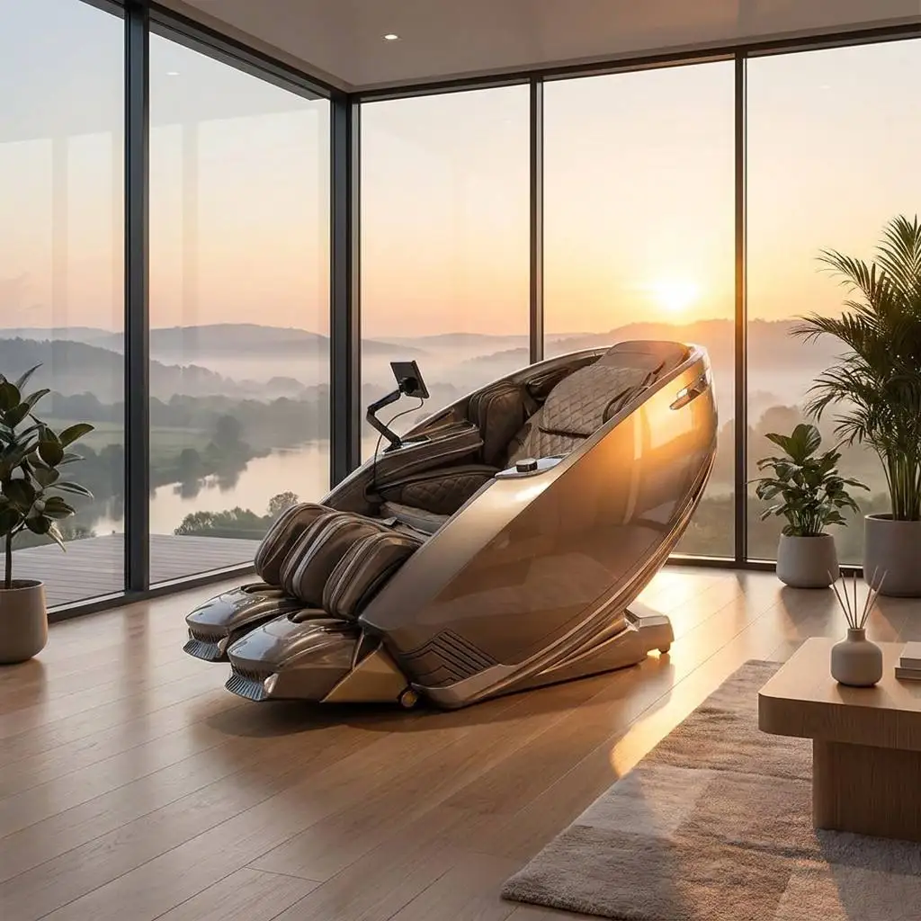 

LEERCON Luxury Ai Massage Robot Massagesessel 5d Full Body Zero Gravity Massage Chair with Cadeira De Massagem 2026