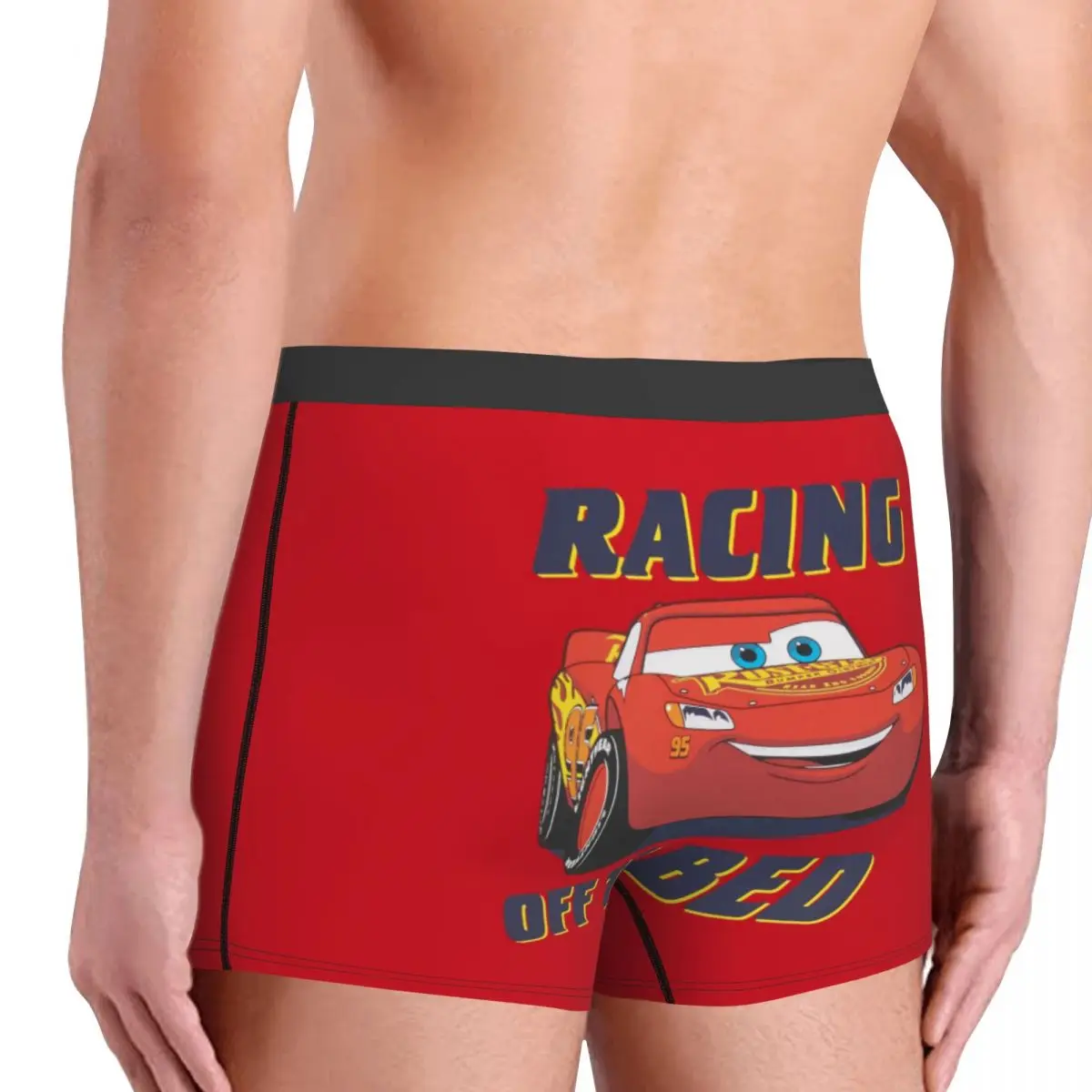 Kustom Lightning McQueen boxer celana pendek pria mobil celana dalam Fashion celana dalam