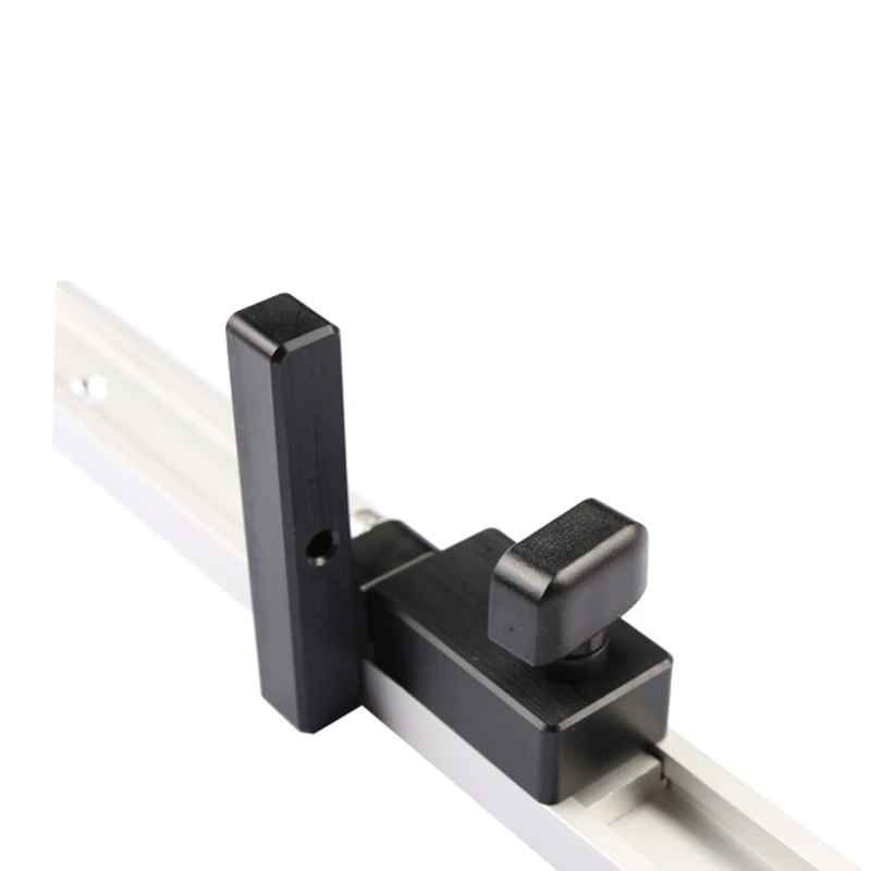 Miter Track Stopper Metal Miter T Track Stop Device Handle Woodworking Limiter Slot Limit Length Tools Positioning Fixing Tools