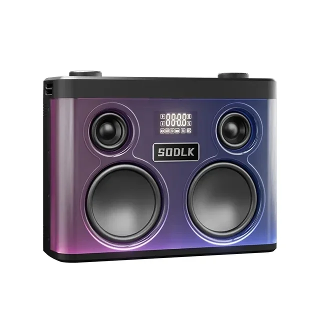 Sodlk S1368 Bluetooth Speaker Wireless Capacity Party Outdoor Mobile Power Waterproof Karaoke Stereo Surround Bass Speaker