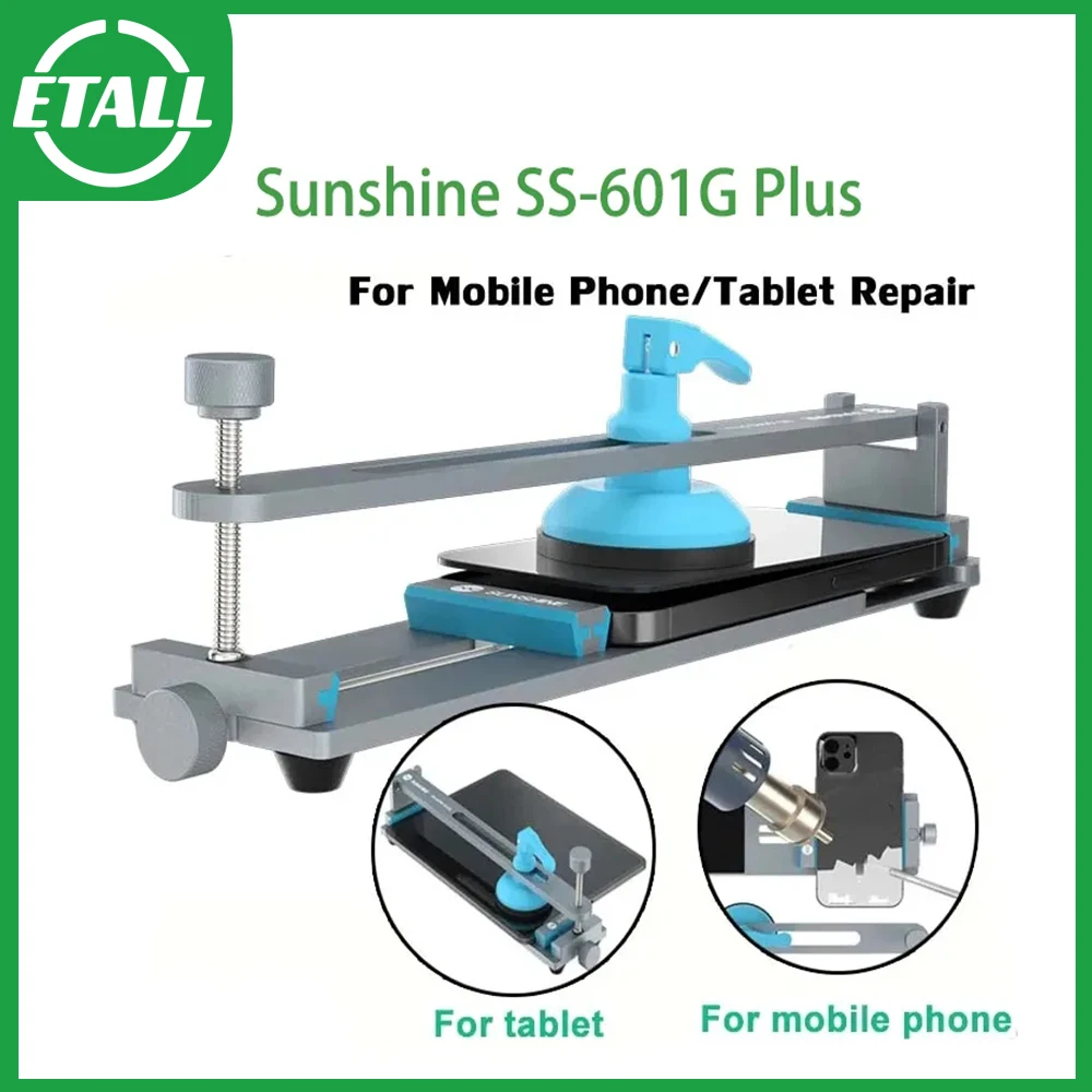 SUNSHINE SS-601G Plus Multifunctional Heating-free Fixture for Tablet iPhone 14 13 iPad LCD Back Cover Glass Separating Repair