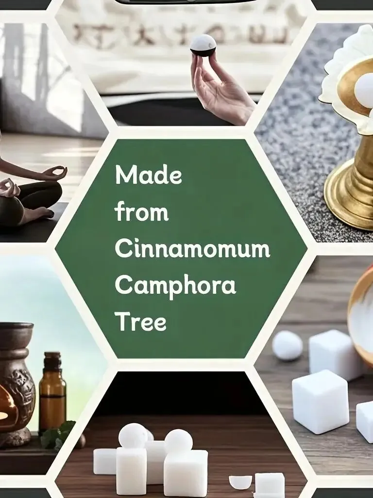 (300 جرام) 64 قطعة من أقراص الكافور للتخزين المنزلي لخزائن الأحذية والأدراج - حافظ على الملابس طازجةًا #3