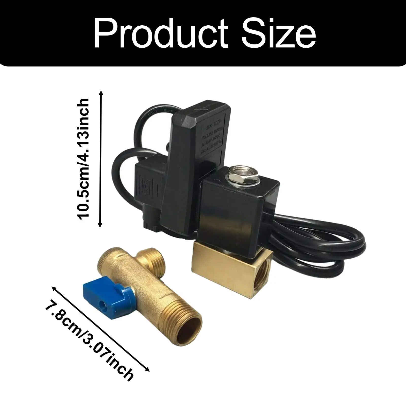 Válvula de drenaje de condensado temporizada automática Válvula de drenaje electrónica confiable 110 V Fácil instalación Eficiente de acción directa bidireccional