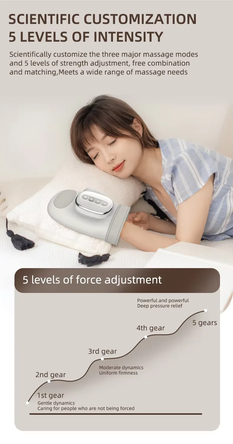 جديد وصول إصبع اليد مدلك الكهربائية باليد معدات التدليك اليد الكهربائية مُدلك بالاهتزاز #3