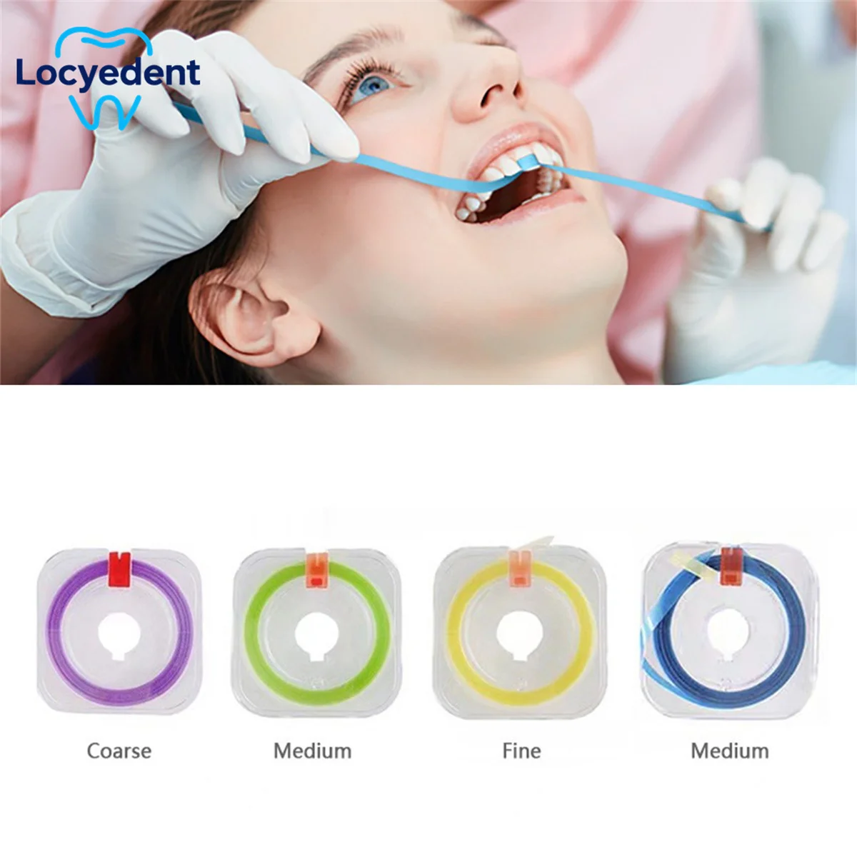 

4Pcs Dental Polishing Strip Roll 4mm Width 6m Length Resin Teeth Grinding Sanding Shaping Dentist Material Tooth Whitening Tool