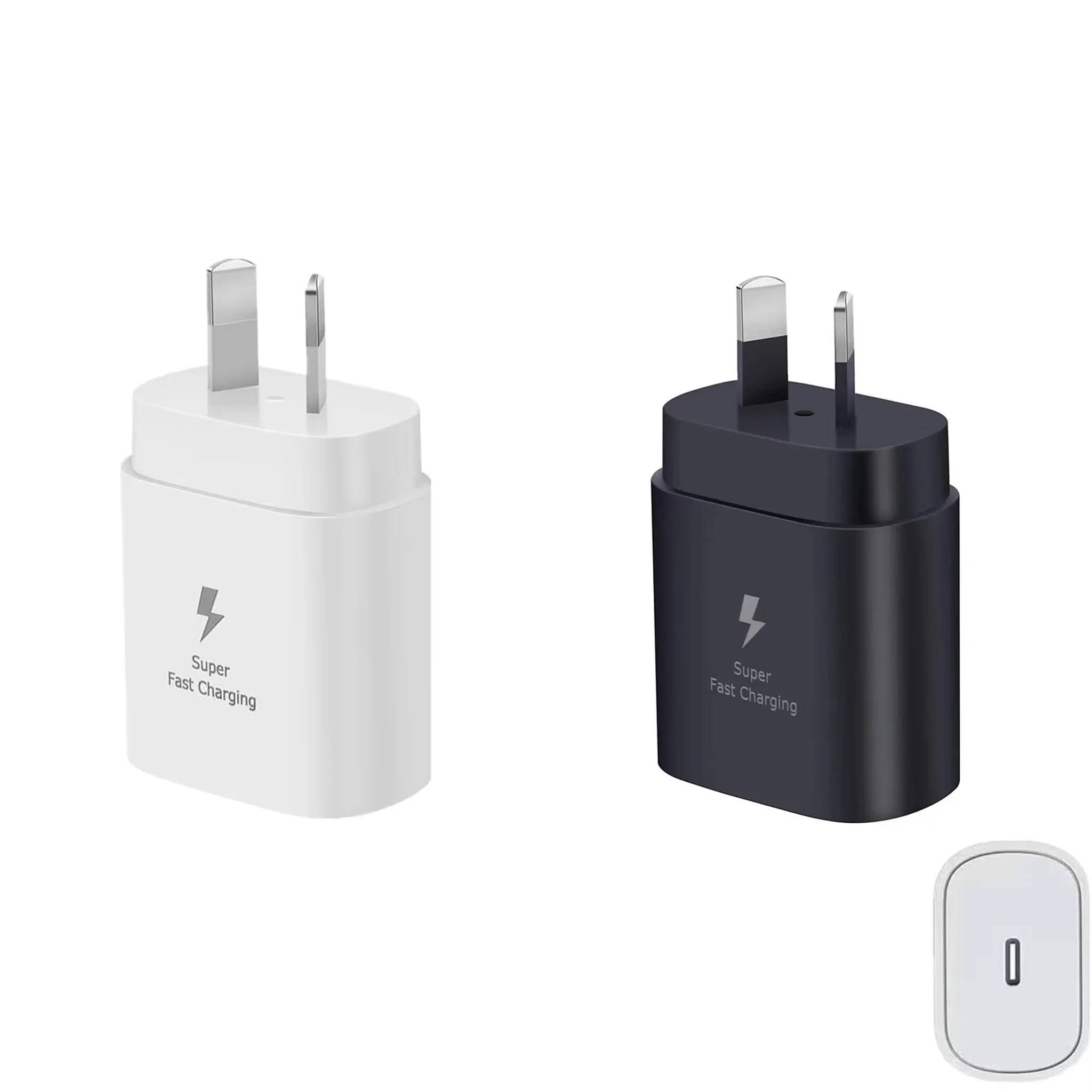 Australian standard charger 25W Ultra-Fast Charger, Suitable USB-C Wall Chargers, Compatible For Samsung For iPhone 15/Pro