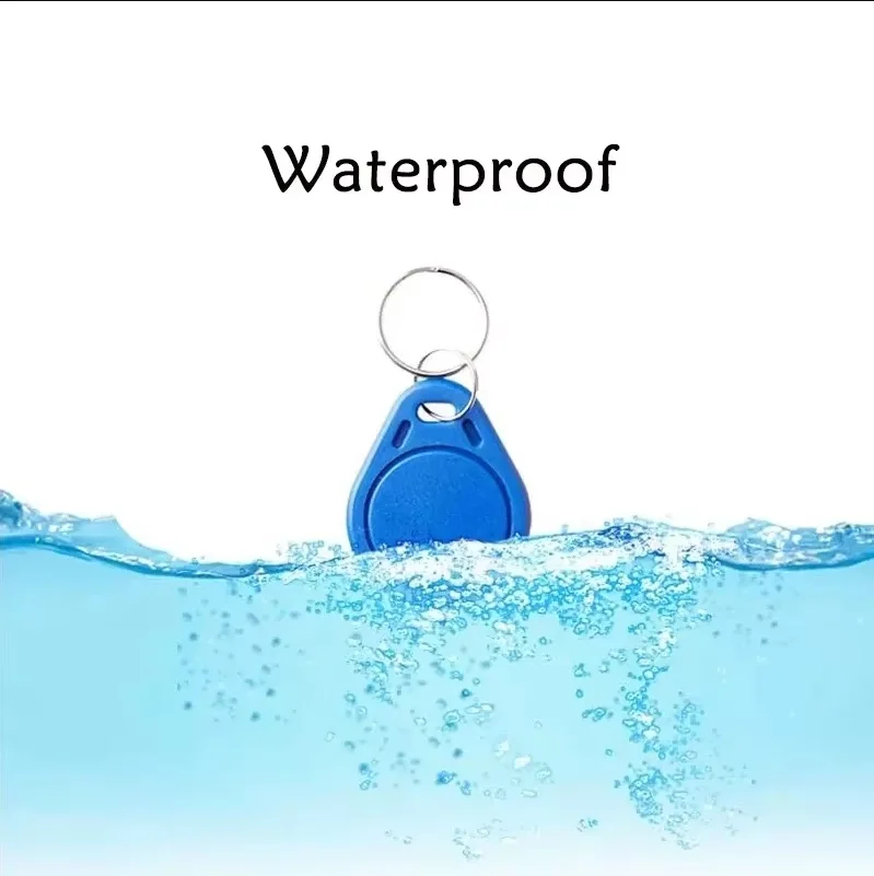 10pcs 125KHz T5577 Keyfobs Rewritable Duplicate Tag 5200 Proximity Copy Access Card ID Token Ring RFID Cloner Keychain