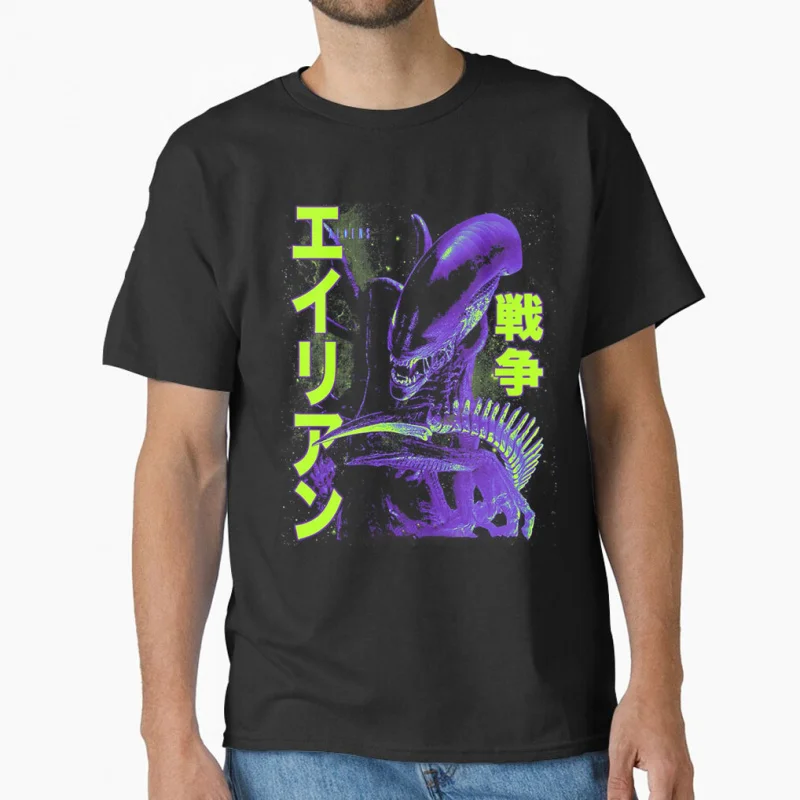 

80s vintage Horro movie Alien Ellen Ripley Hells warrior Sacry Space monster hunter Xenomorph gift T-shirt Large size Tops S-6XL
