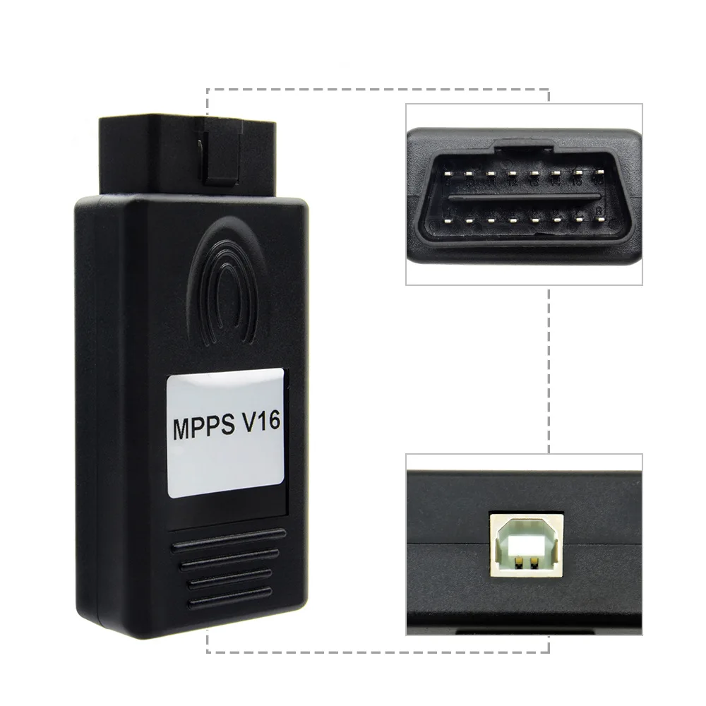 Latest MPPS V16 ECU Chip Tuning Automobile Fault Detection Line Diagnosis line MPPS V16.1.02 Professional Ecu Chip Tuning tool