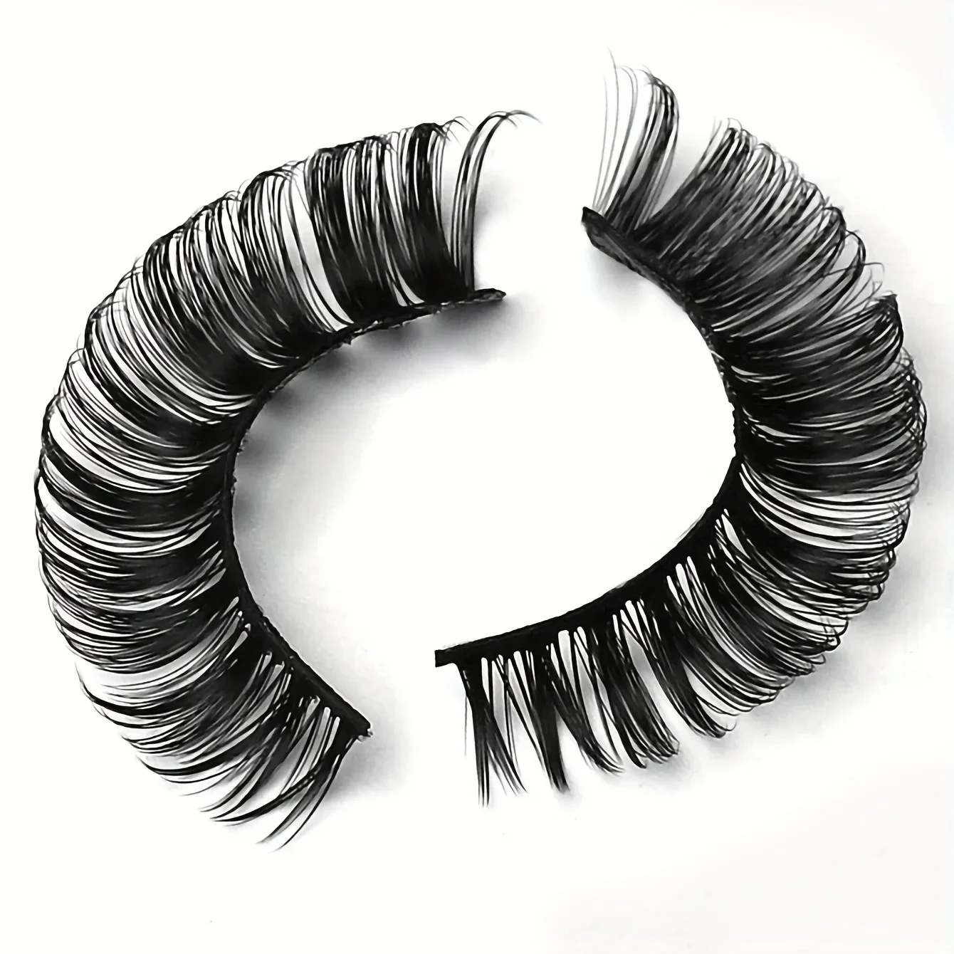 10 Paar russische Streifenwimpern DD Curl Falsche Wimpern Flauschige Wispy Faux Mink Lashes Pack – Detail 5