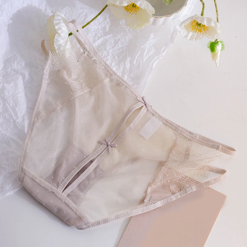 브리프 경량 중공 레이스 여성용 팬티 See Though Knicker 탄력 중공 레이스 여성용 패키지 내용