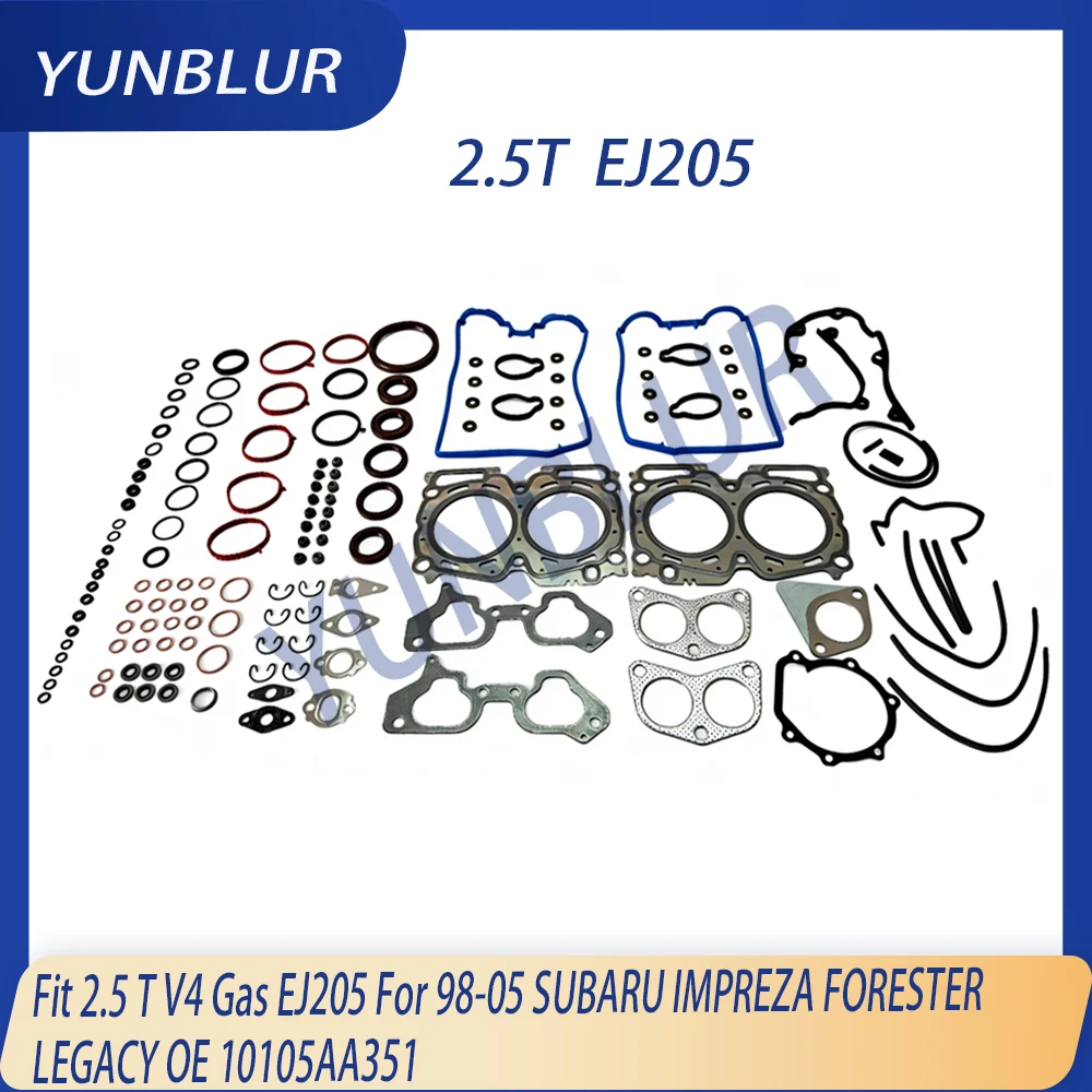 

Engine Parts Cylinder Head Full Gasket Set Fit 2.5 T V4 Gas EJ205 For 98-05 SUBARU IMPREZA FORESTER LEGACY OE 10105AA351