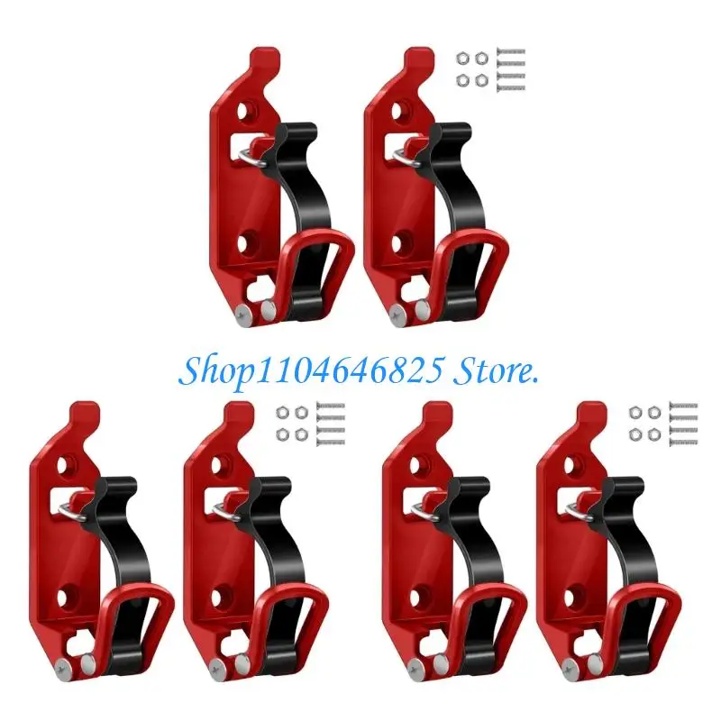 2/4/6Pcs Wall Mounting Bracket Quick Release Shovel Mount for Roof Rack Shovel
