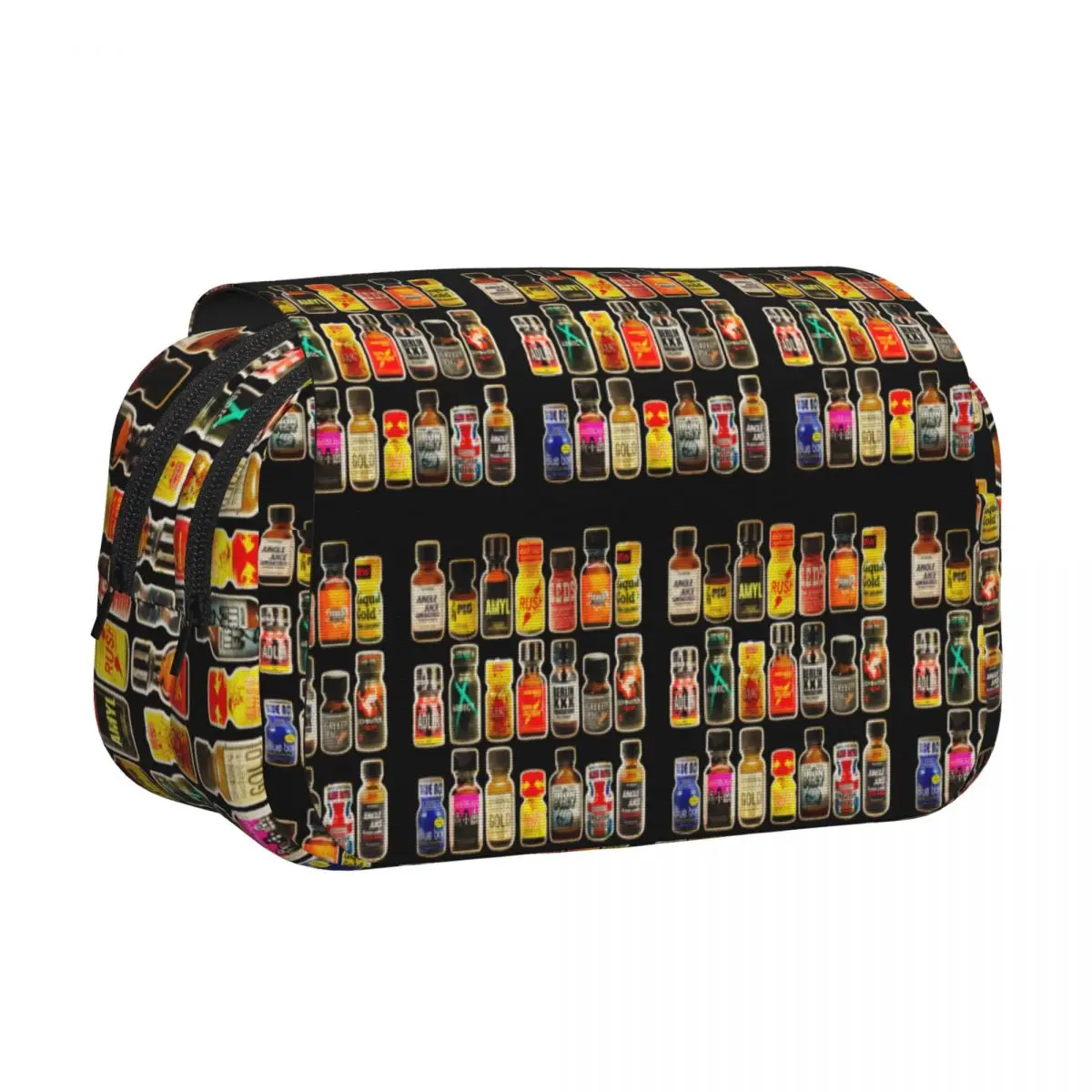 Poppers Bottles Gay Rush Jungle Juice Amyl Inhaler Pencil Cases Pen Holder Hard Shell Leather Large Capacity Pen Box Pencil