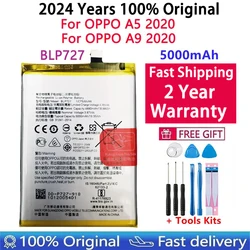 100% Original 5000mAh Replacement Battery For OPPO A5 2020 A9 2020 A11X A11 Phone BLP727 High Quality Large Capacity Batteries