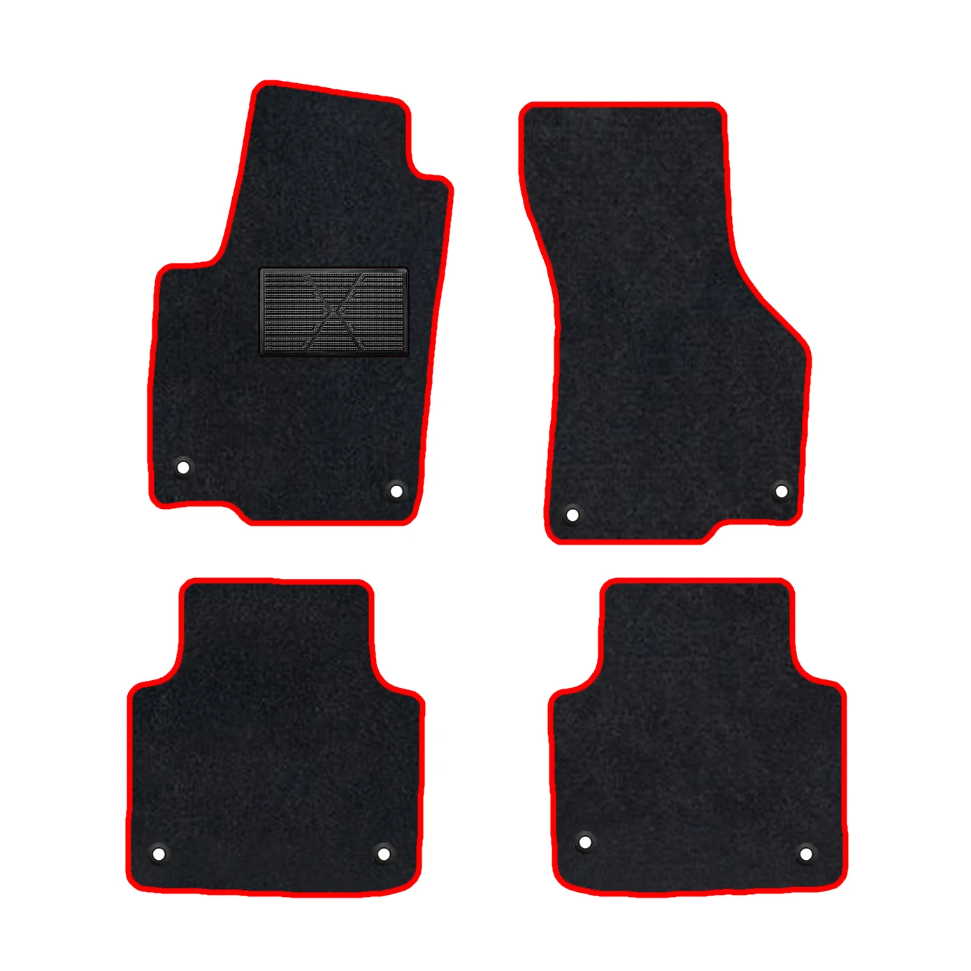 

Car Mats With Buttons For Skoda Superb B8 2016–2023 3V No Computer Box Under Passenger Seat Car-Specific Mats Floor Mats