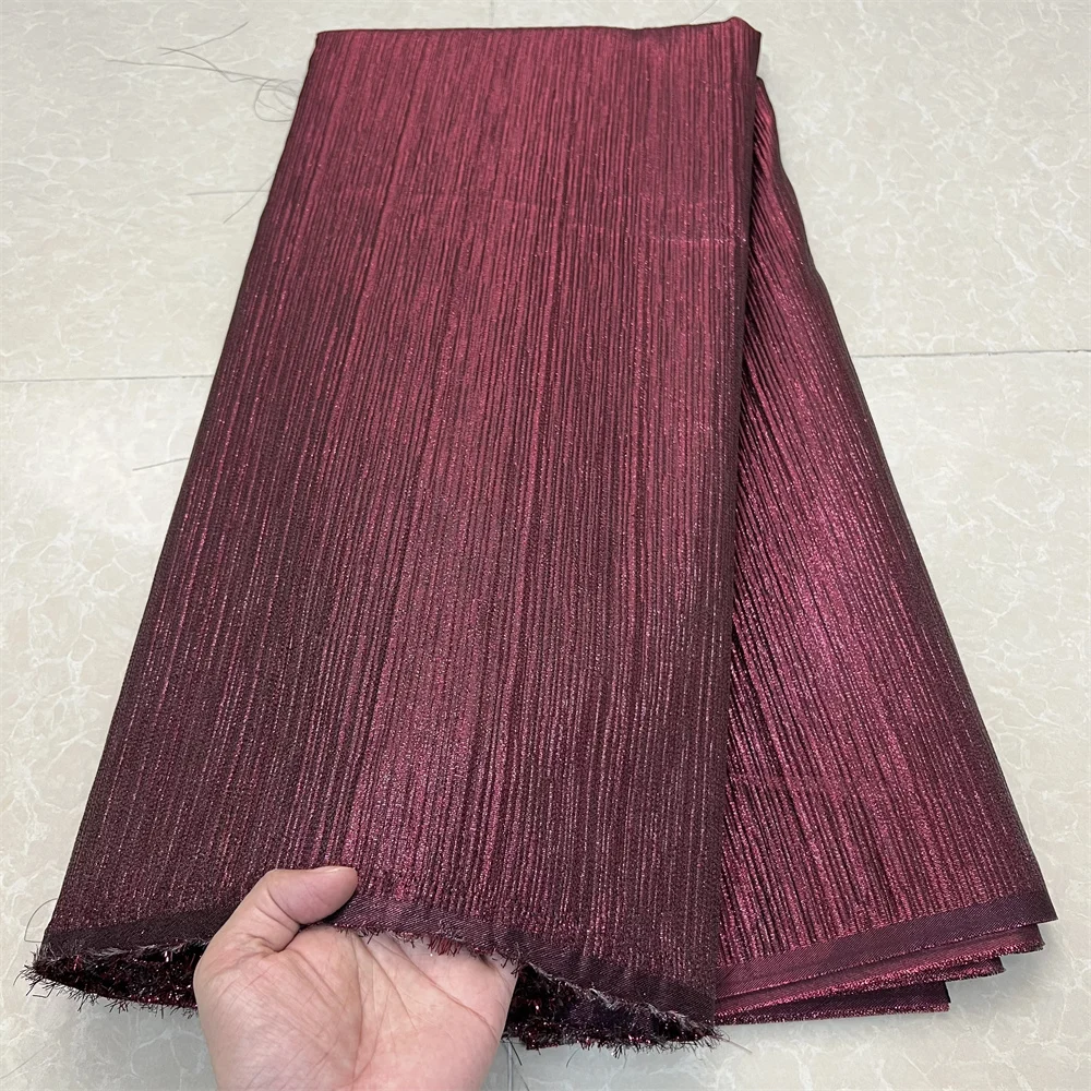 

Африканский нигерийский высококачественный тюль, кружевная ткань, органза, вышивка, гипюр для вечернего платья, жаккардовое свадебное платье, 5 ярдов, YXZ171