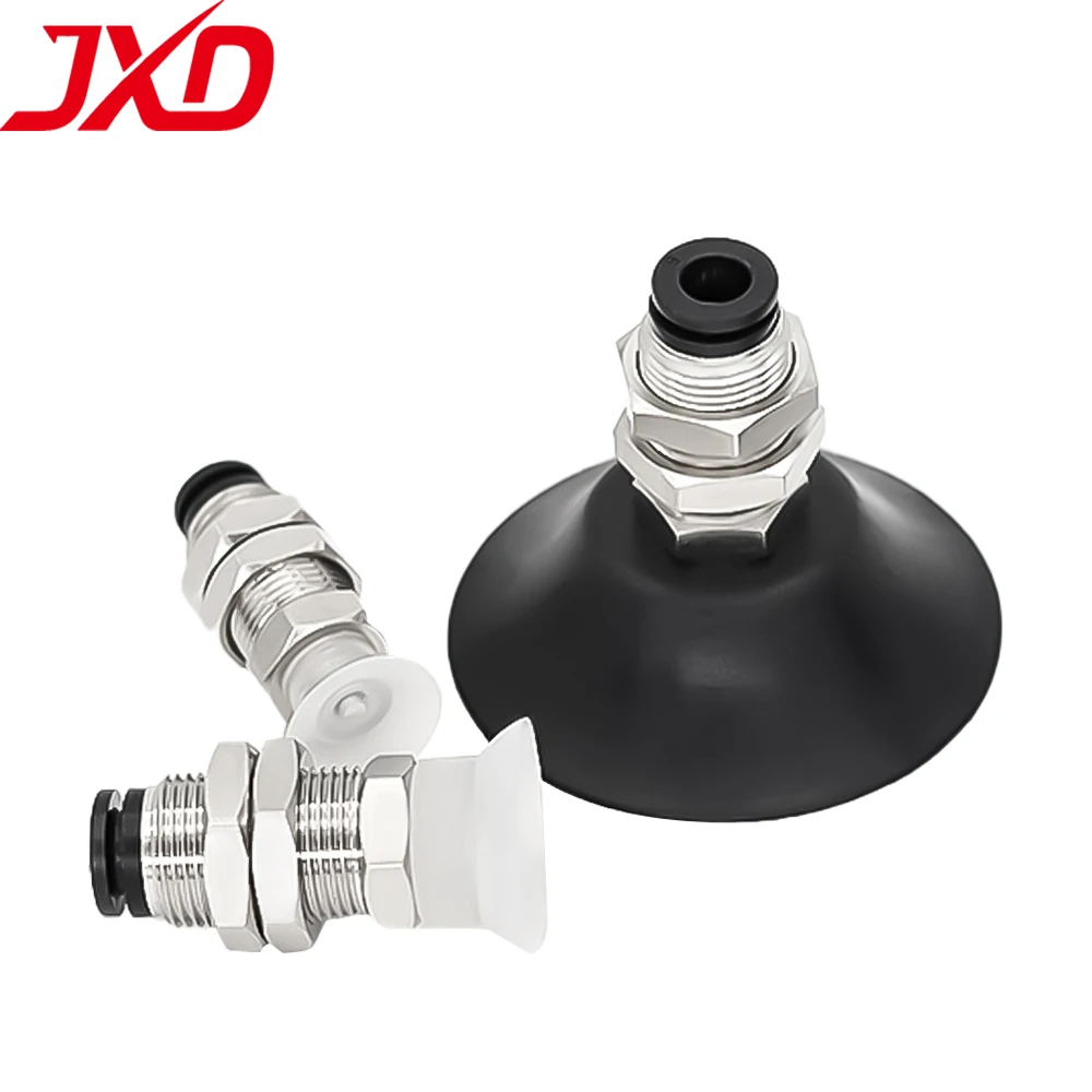 JXD Pneumatic Vacuum Suction Cup PAK 05-50mm M12/M14 Suction Nozzle Mounting Hardware for Robotic EOAT Pneumatic 4