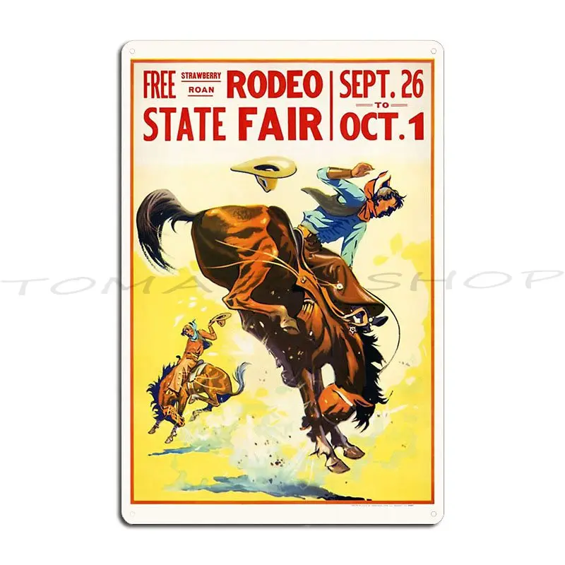 Cheyenne Frontier Days 50s. 60s Old And Vintage Rodeo We Need More Cowboys Spirit Of The Wild West Metal Sign