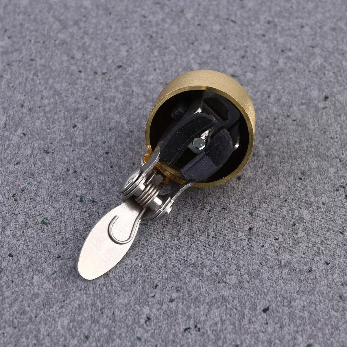 Vintage Copper Bike Bell Dial Horn Loud Ring Cycling Warning Accessory Bendable Mount For Mountain Road Folding