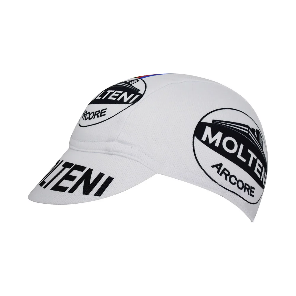 Multiple Retro Styles Cycling Cap Men Women Black White Cycling Hat Quick-Drying Polyester Summer Cycling Hat Molteni PDM