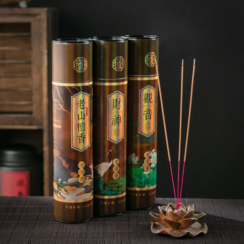 Y Sandalwood 500 Sticks Incense Household Buddha Incense Bamboo Stick Template Pray Religious Line Aromatherapy Home Fragrance