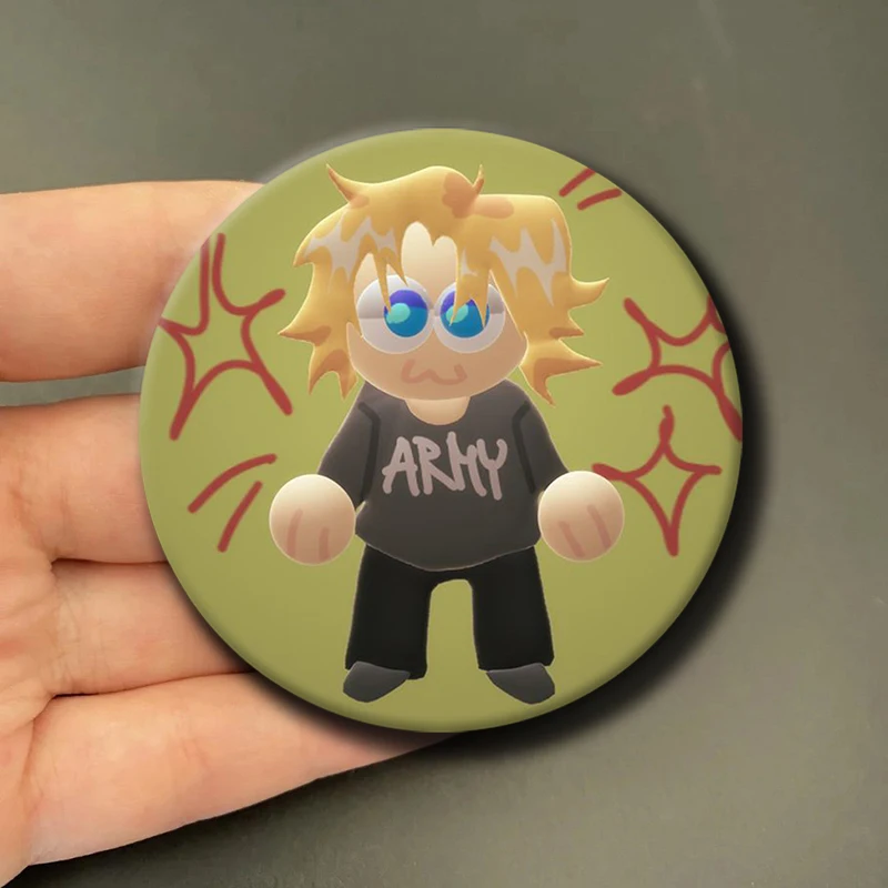 58mm Classic Movie Zero Day Fanart Soft Button Pin Andre and Cal Fanart Brooches Badge Bag Decor Accessories Fans Collect Gifts