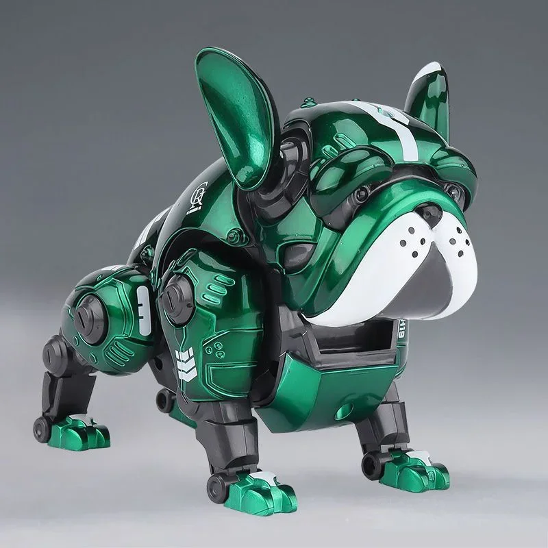 Upgraded Alloy Material Transformation Mechanical Bulldog Robot Dog Action Figures Collectible Model Adult Kids Toy Trendy Gifts