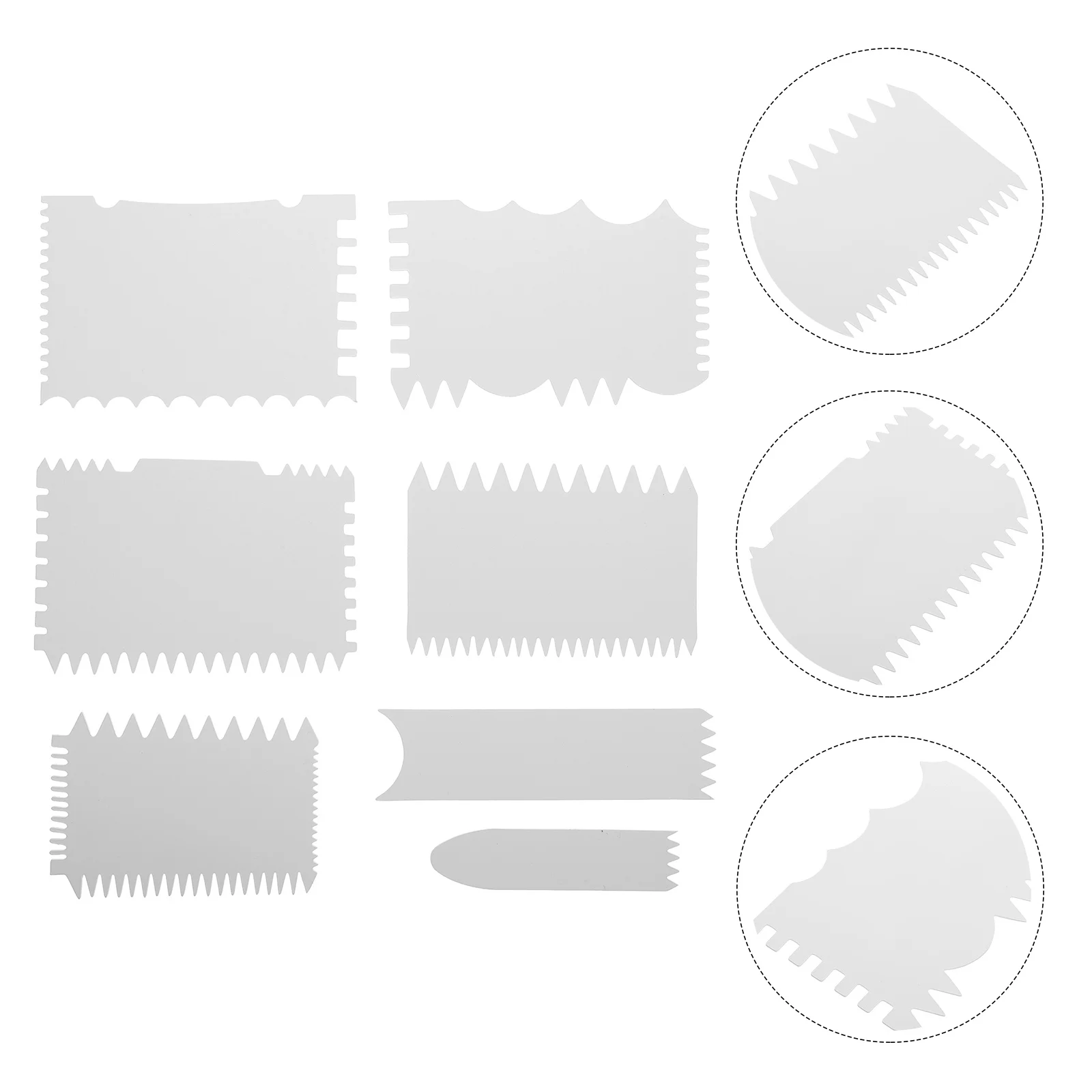 Imagem -03 - Palete Acrílica para Pintura e Artesanato Espátulas Materiais Faca Bolo Ferramenta Scrapper Pcs